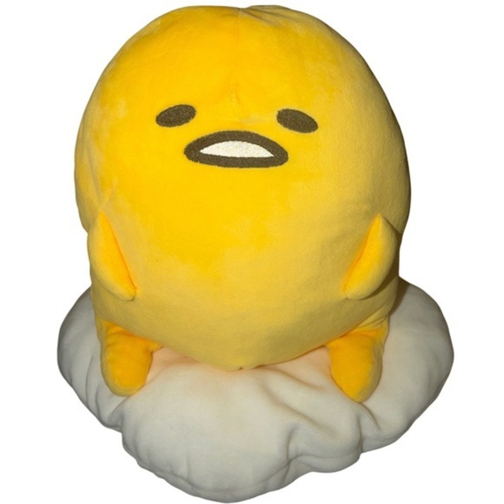 Gudetama the Lazy Egg 12" Plush‎ Yellow White Kawaii Stuffed Toy Sanrio